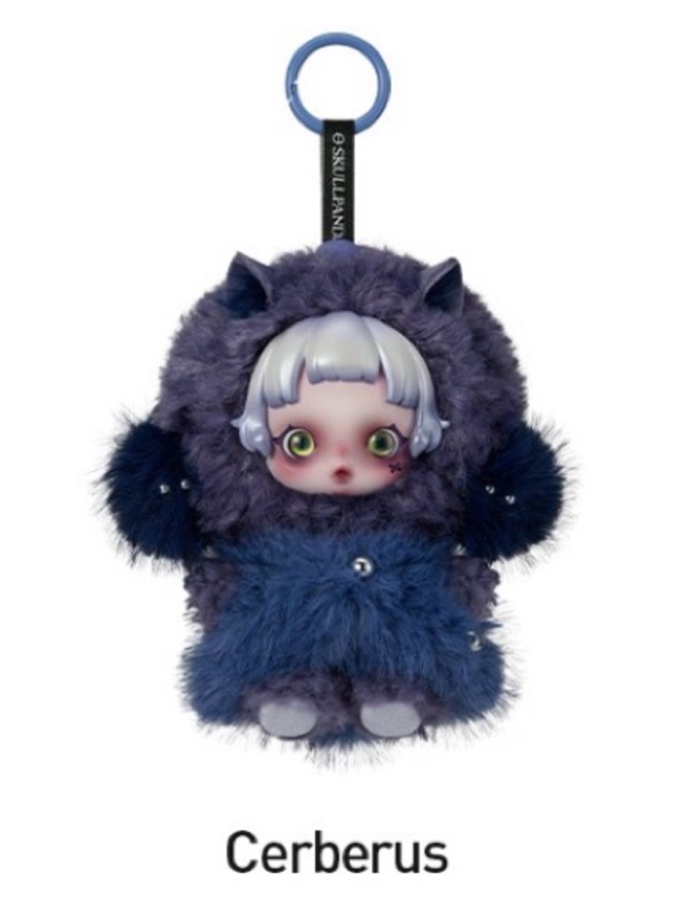 Pop Mart Skullpanda You Found Me Series Plush Pendant Cerberus